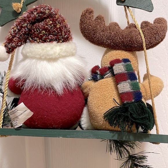 Swinging Santa Clause & Reindeer Door Hanger - Picture 5 of 5